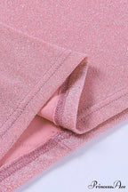 Velvet Bodycon Mini Dress with Tie-Back