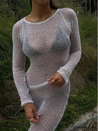 View Long Sleeve Mini Dress