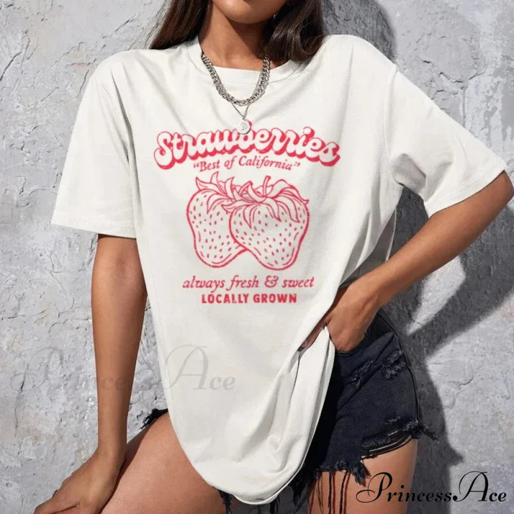 Vintage Aesthetic Strawberry T-shirt
