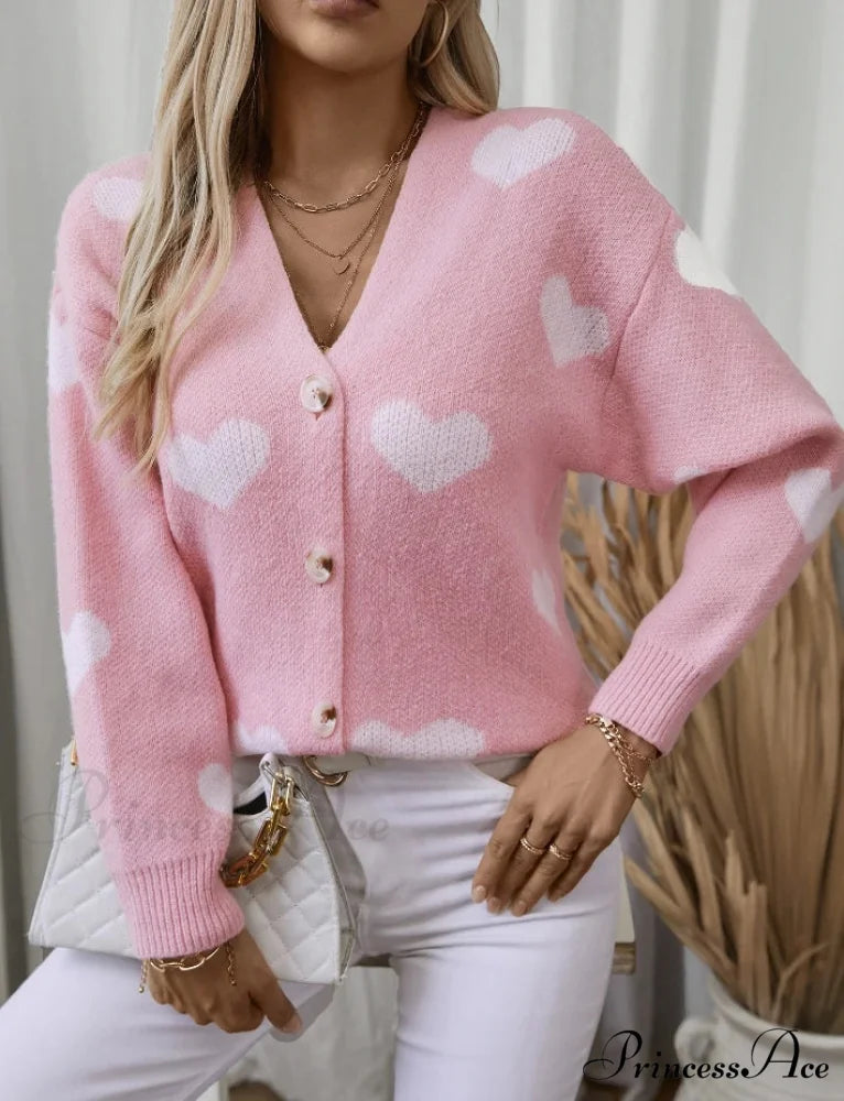 Vintage Affection Single-Buttoned Baggy Cardigan