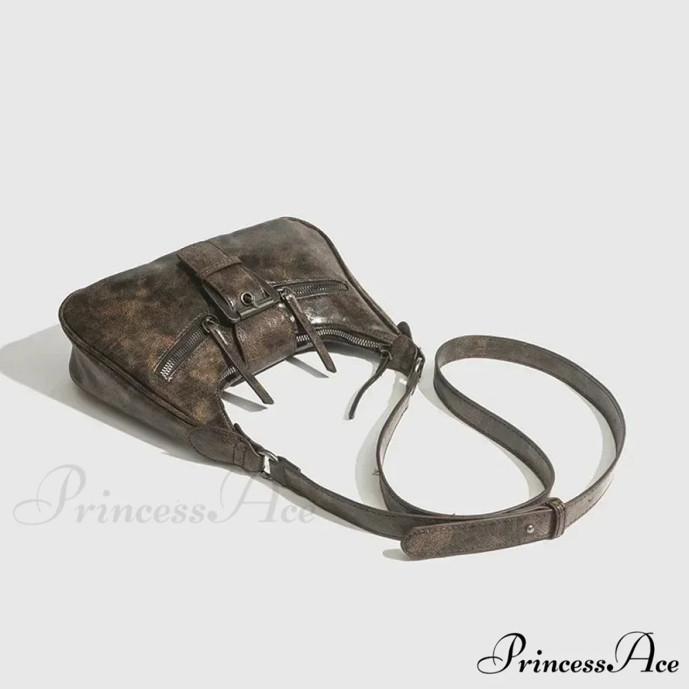 Vintage Belt Style Faux Leather Shoulder Bag