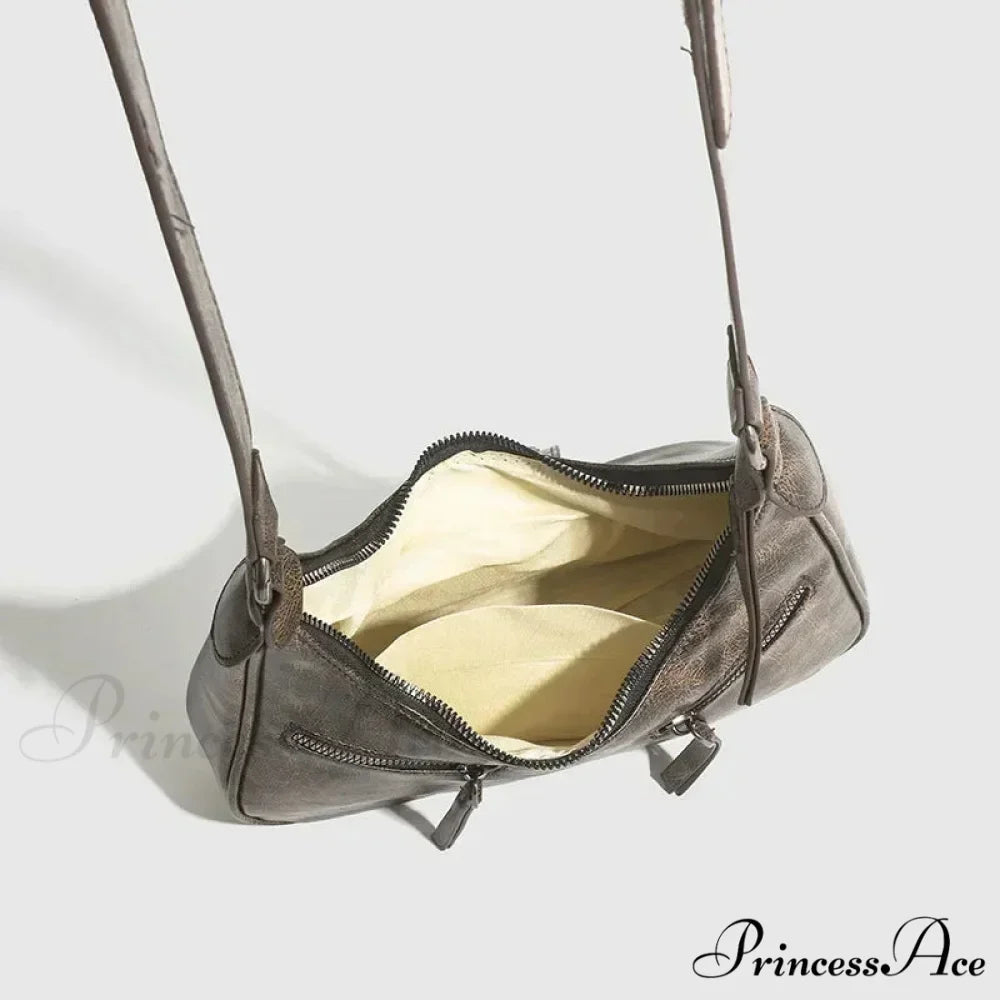 Vintage Belt Style Faux Leather Shoulder Bag