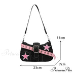 Vintage Belt Style Faux Leather Shoulder Bag