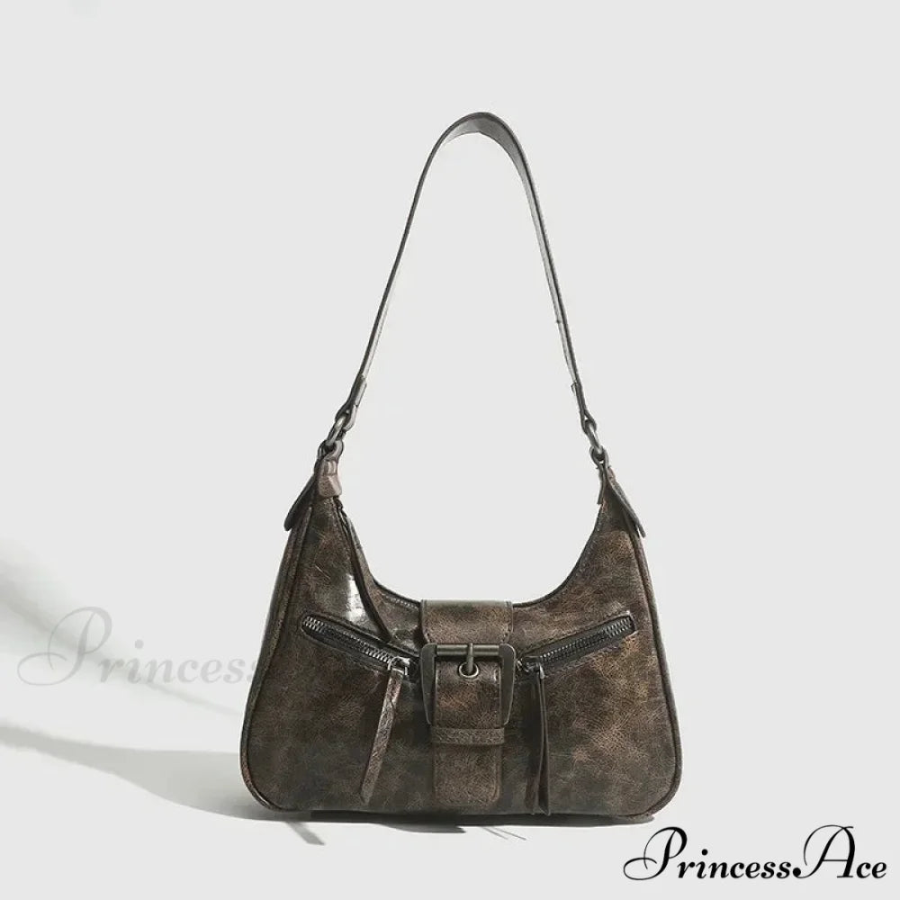 Vintage Belt Style Faux Leather Shoulder Bag