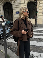 Vintage Collar Woolen Coat