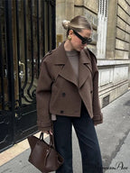 Vintage Collar Woolen Coat