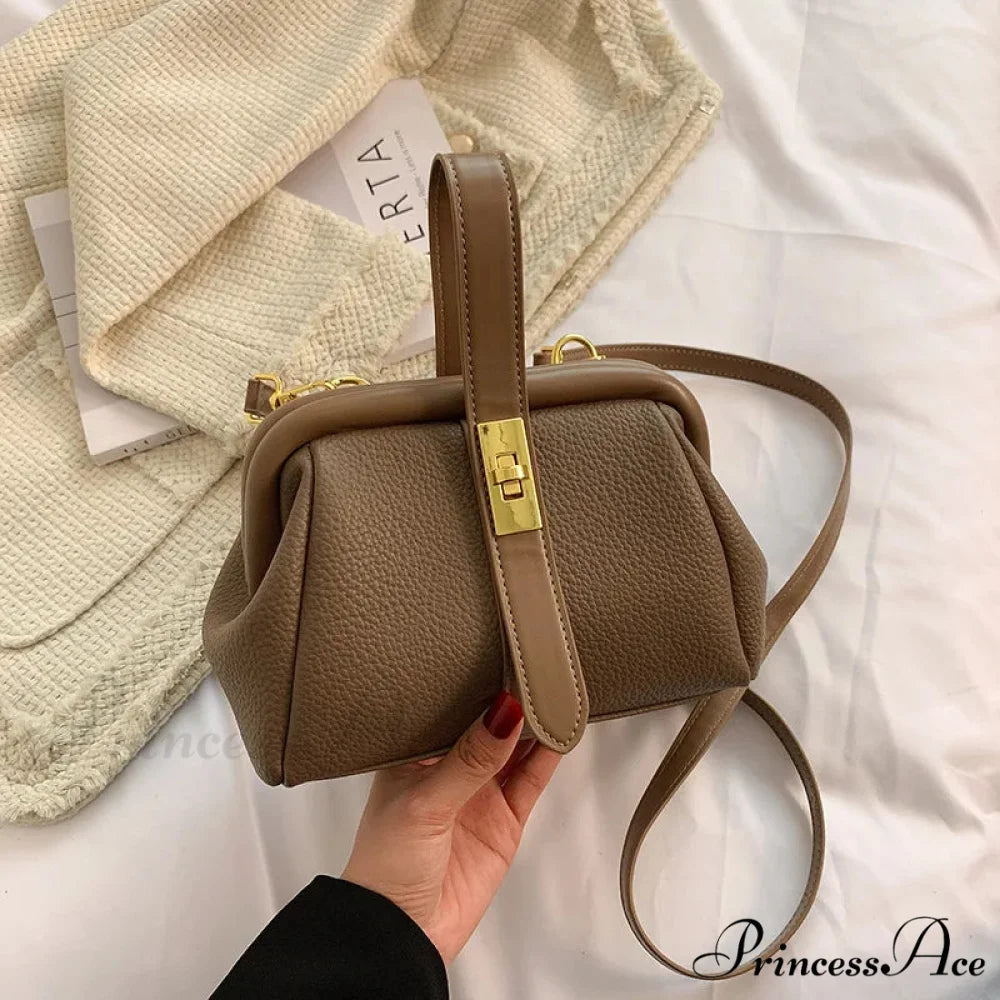 Vintage Designer Deluxe Crossbody Shopping Purse