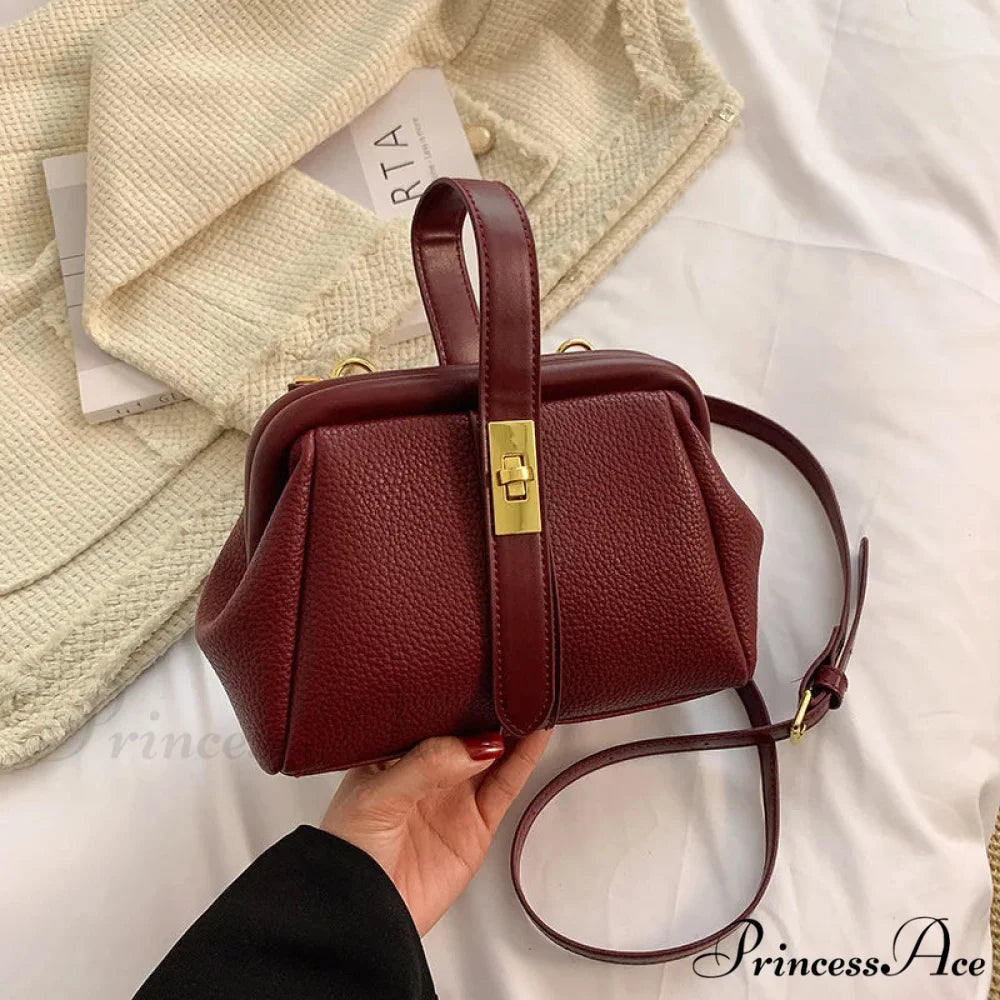 Vintage Designer Deluxe Crossbody Shopping Purse