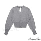 Vintage Embroidered Round Neck Cardigan