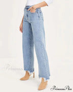 Vintage Fashion High Straight Korean Denim Jean