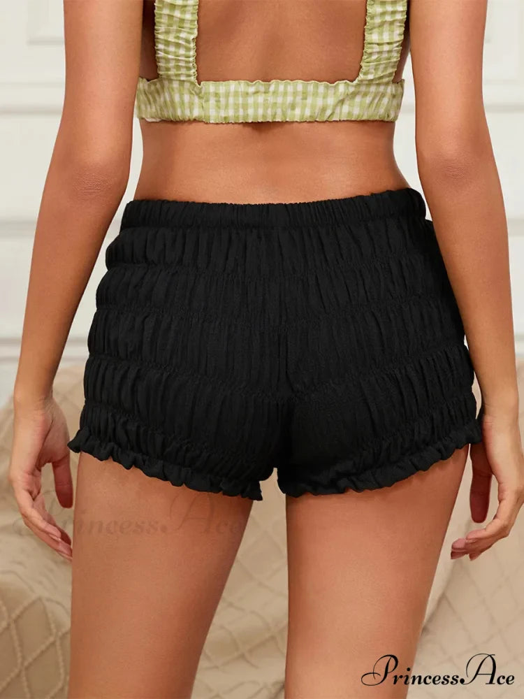 Vintage Frilly Gathered Bloomer Short