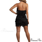 Vintage Gatsby Sequin Party Slip Sexy Dress