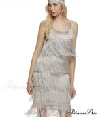 Vintage Gatsby Sequin Party Slip Sexy Dress