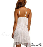 Vintage Gatsby Sequin Party Slip Sexy Dress