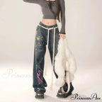 Vintage High Waist Jeans Trousers