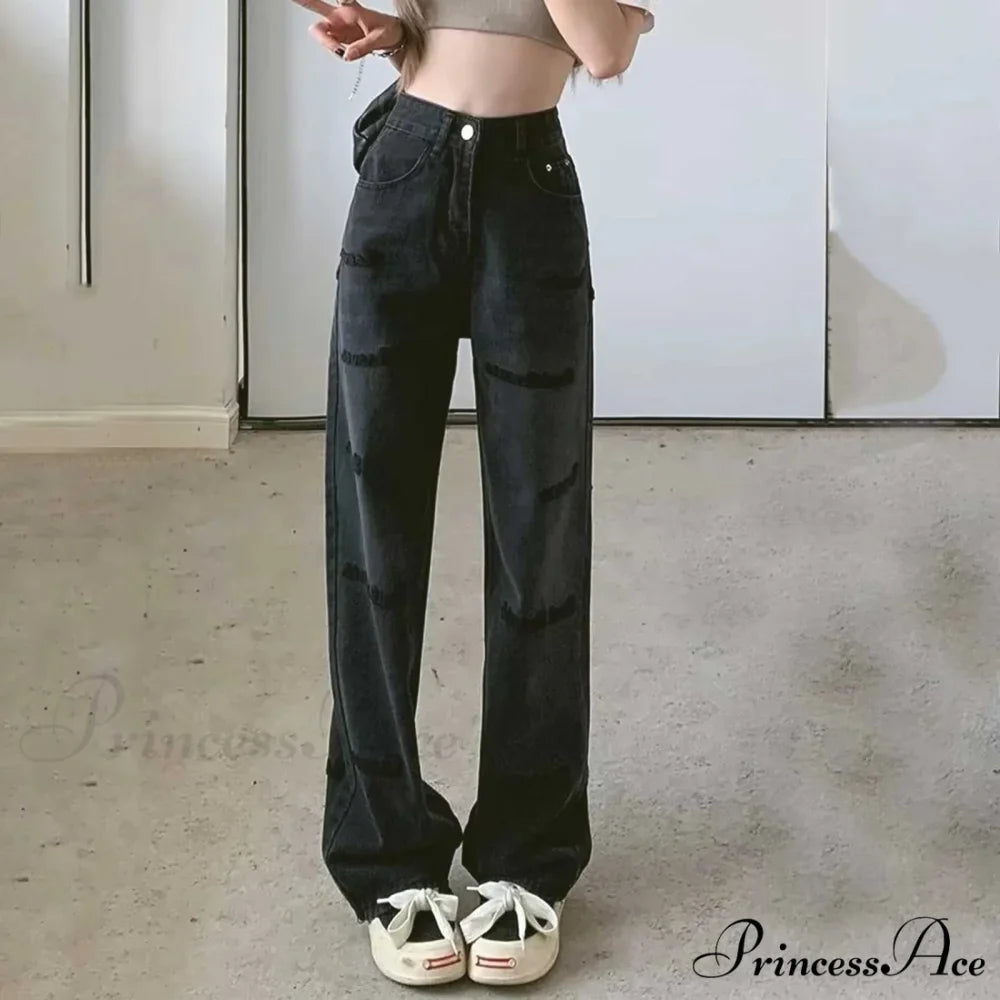 Vintage High Waist Oversize Sweatpants Jeans