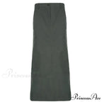 Vintage Long Floral Maxi Skirt