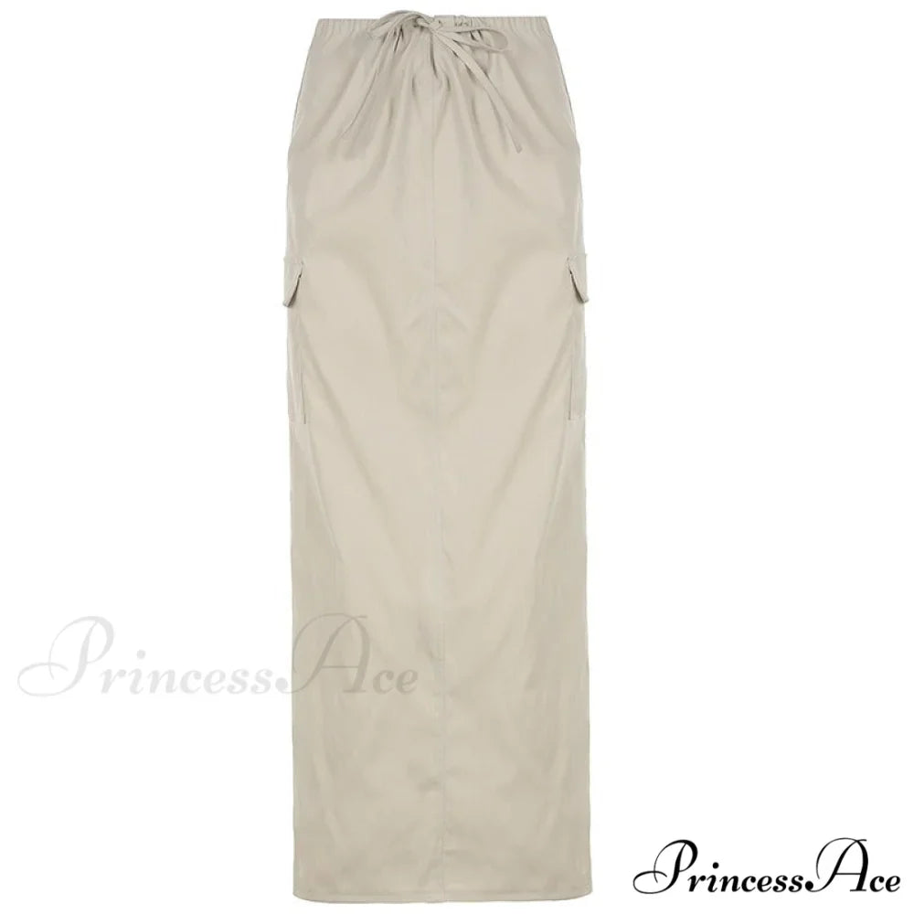 Vintage Long Floral Maxi Skirt