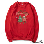 Vintage Retro Tis The Season Santa Cocoa Christmas Hoodie
