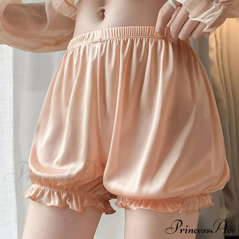 Vintage Ruffled Pumpkin Bloomer Short