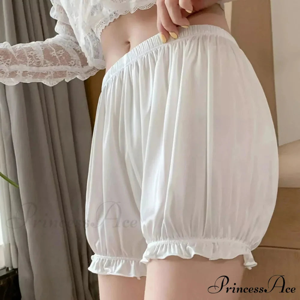 Vintage Ruffled Pumpkin Bloomer Short