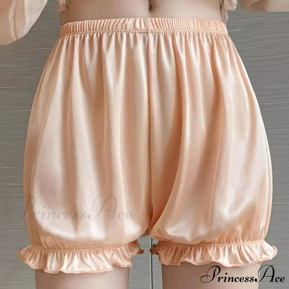 Vintage Ruffled Pumpkin Bloomer Short