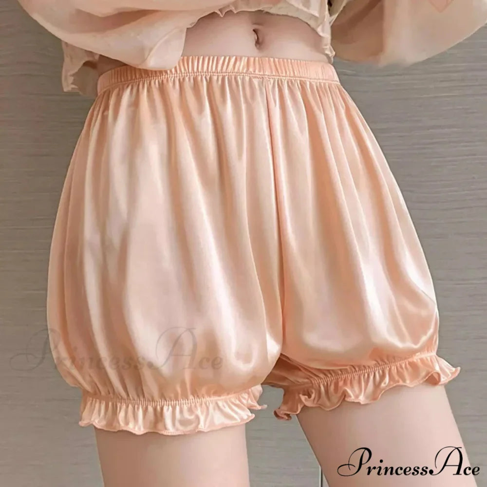 Vintage Ruffled Pumpkin Bloomer Short