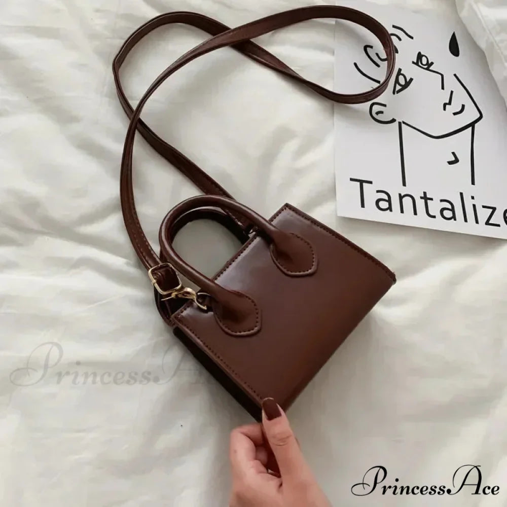 Vintage Small Crossbody Square Purse Women's Shoulder Bag