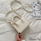 Vintage Small Crossbody Square Purse Women's Shoulder Bag