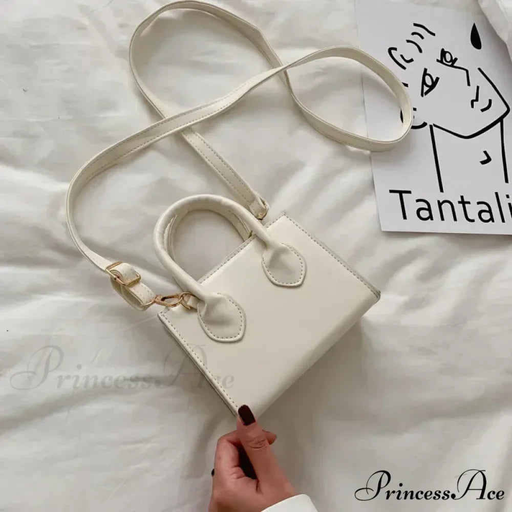 Vintage Small Crossbody Square Purse Women's Shoulder Bag