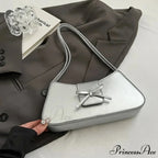 Vintage Spring Faux Leather Underarm Shoulder Bag