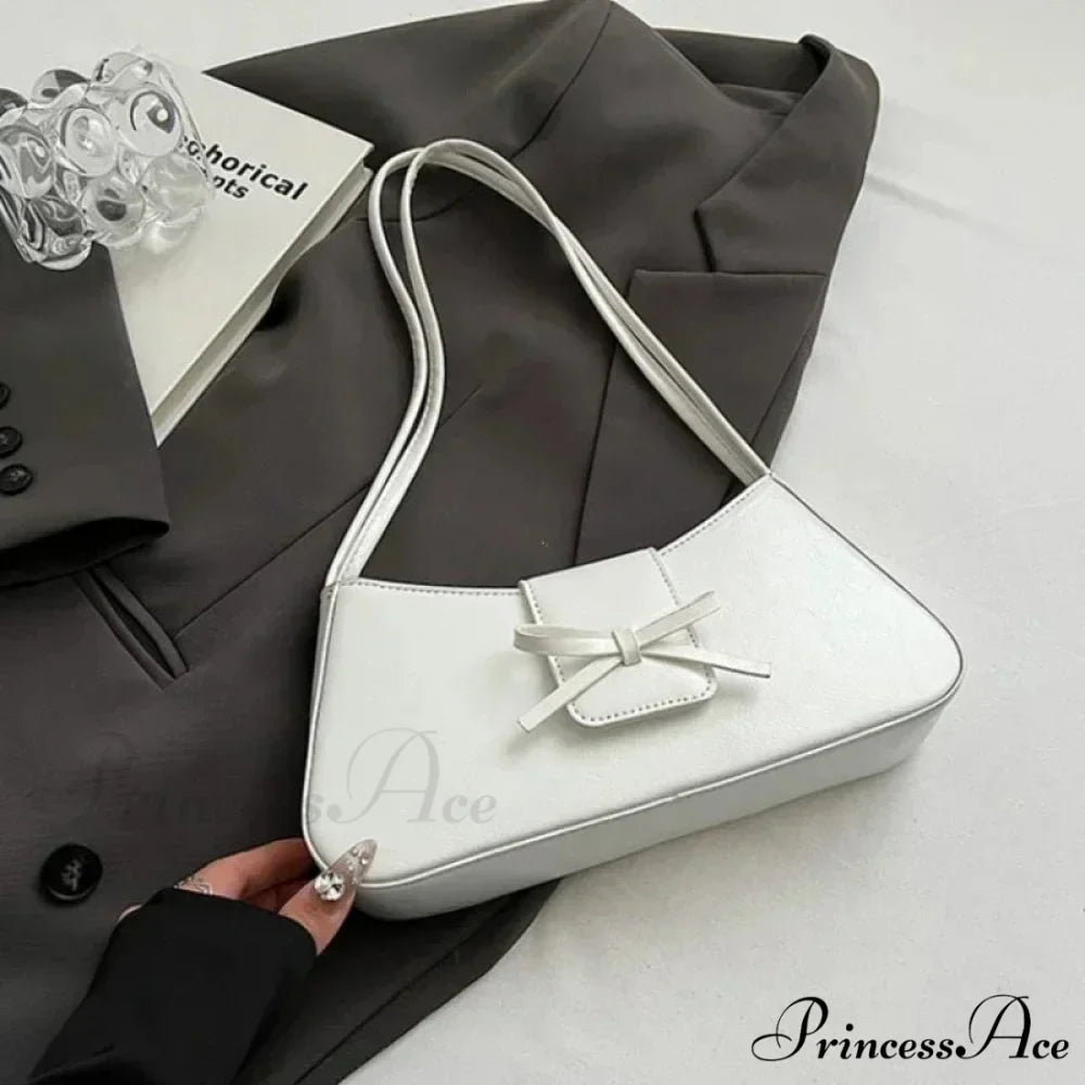 Vintage Spring Faux Leather Underarm Shoulder Bag