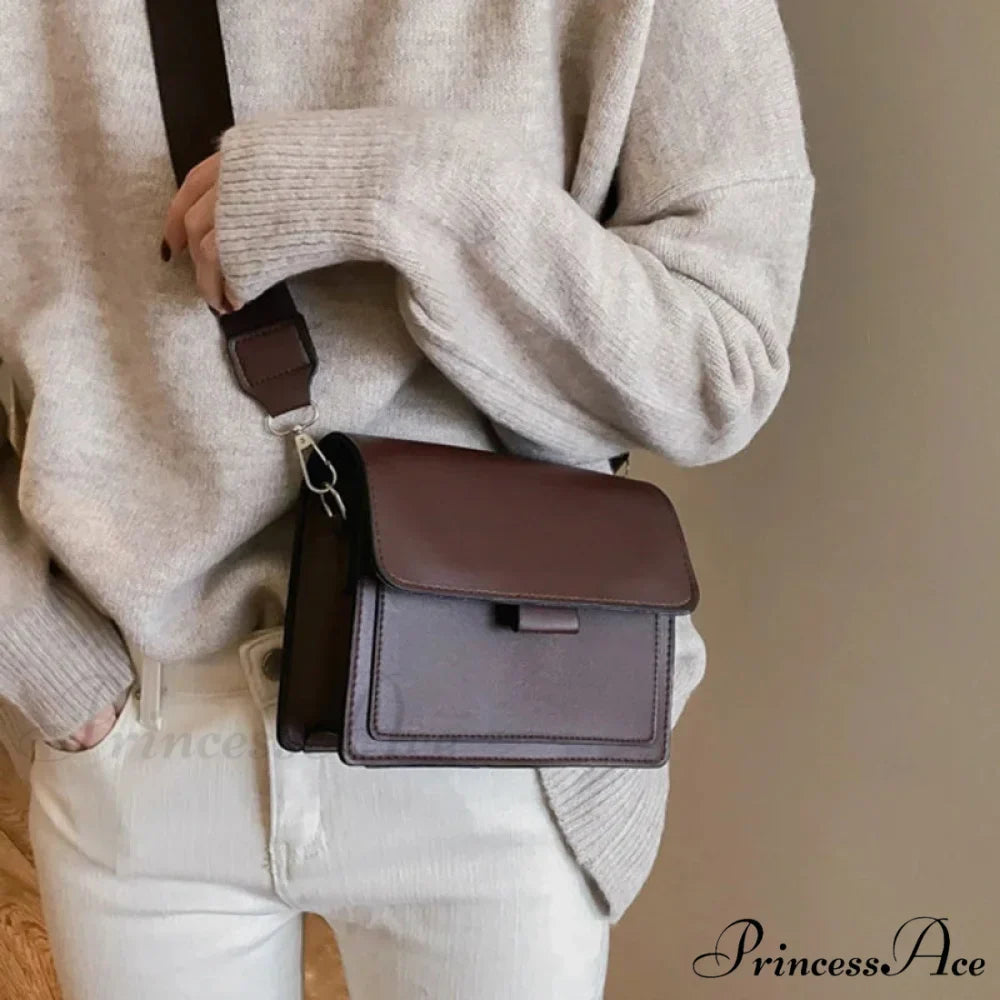 Vintage Square Broad Strap Crossbody
