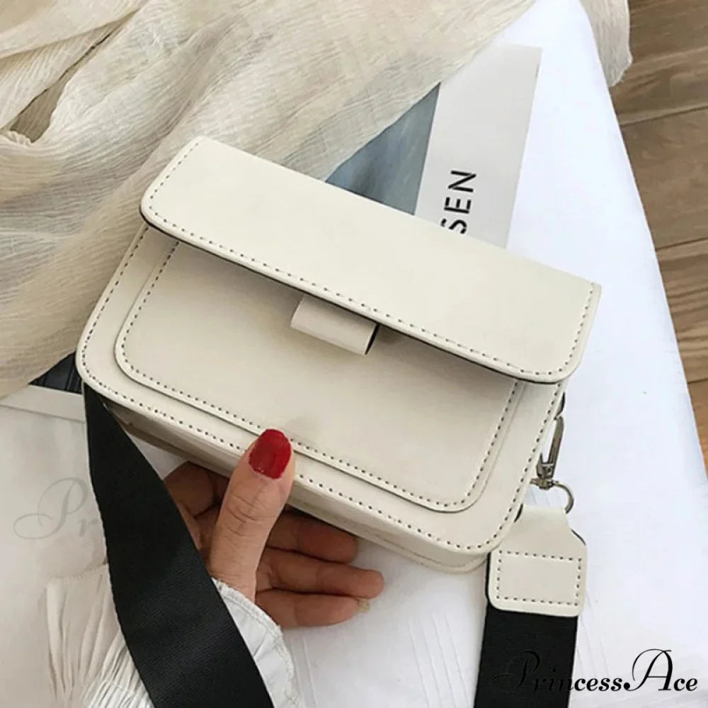 Vintage Square Broad Strap Crossbody