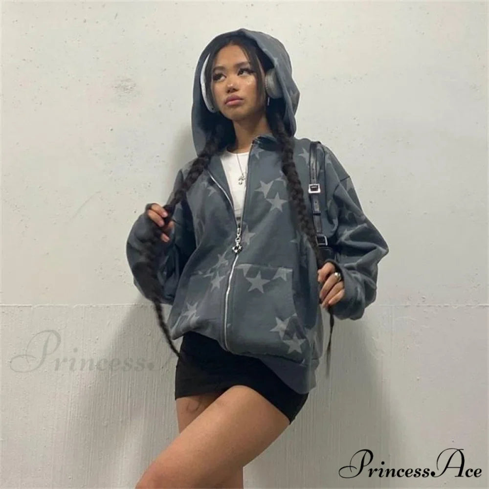 Vintage Star Graphic Hoodies