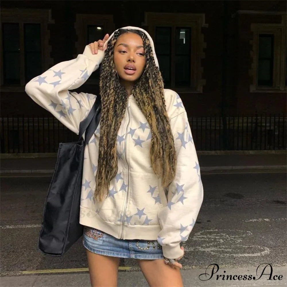 Vintage Star Graphic Hoodies