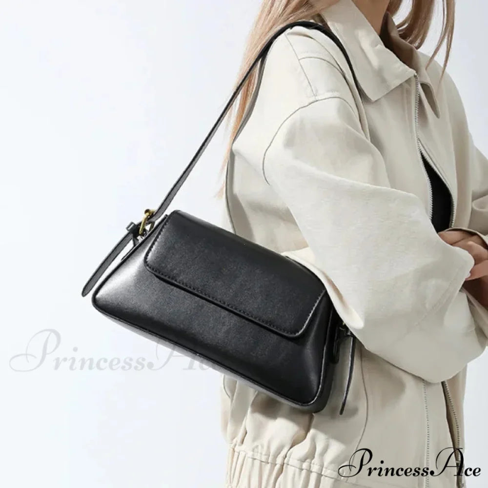 Vintage Strong Faux Leather Winter Shoulder Bag