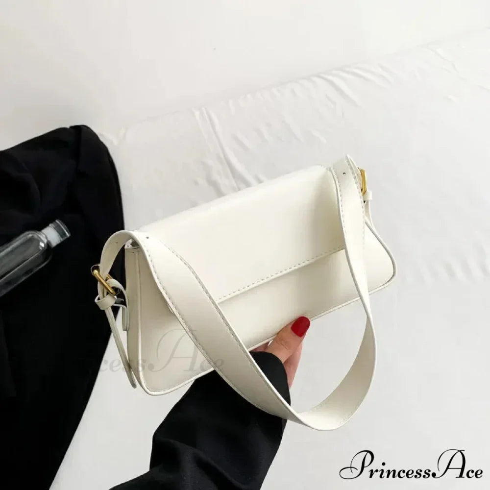 Vintage Strong Faux Leather Winter Shoulder Bag