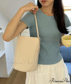 Vintage Supple Leather Pail Shoulder Bag