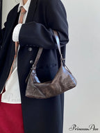 Vintage Synthetic Leather 2000s Shoulder Purse