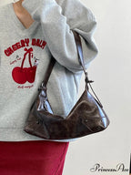 Vintage Synthetic Leather 2000s Shoulder Purse