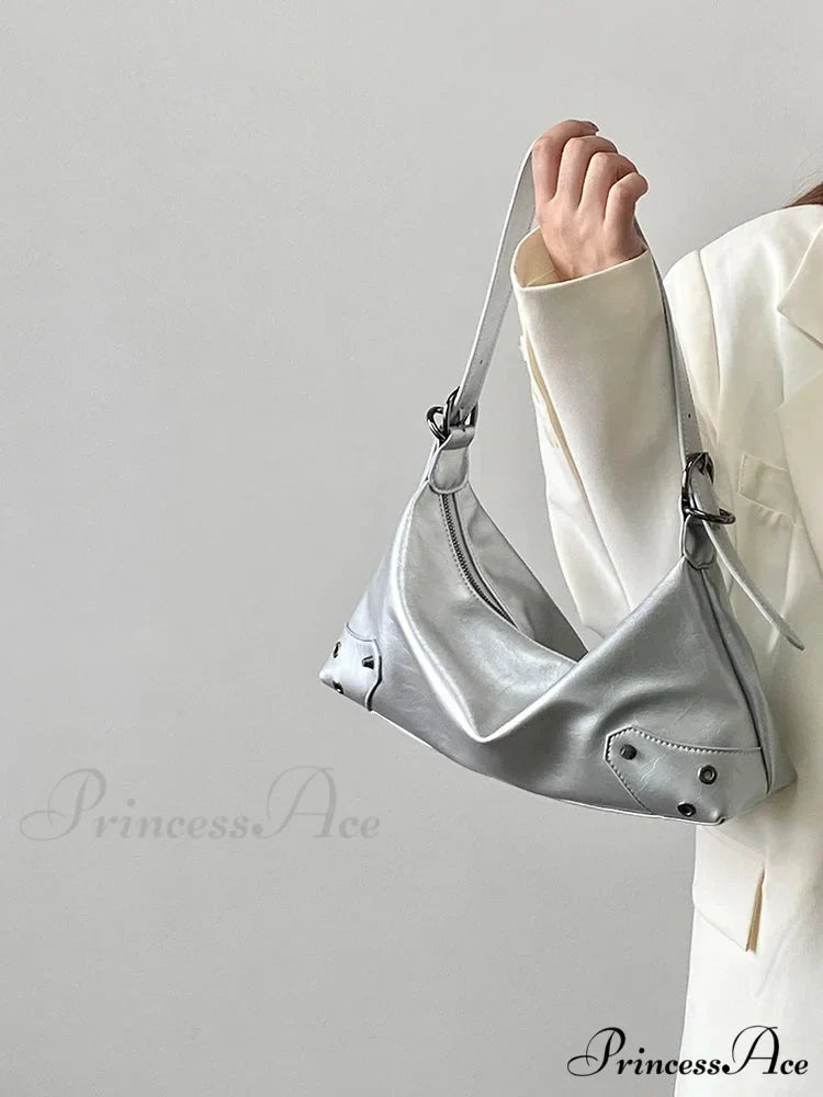 Vintage Synthetic Leather 2000s Shoulder Purse