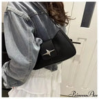 Vintage Y2K Classic Faux Leather Shoulder Bag