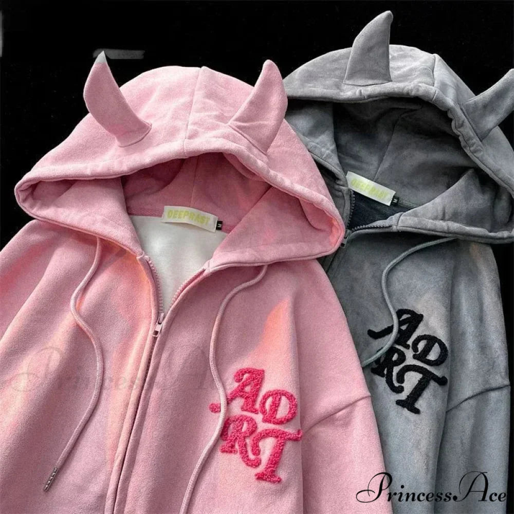 Vintage Zipper Hoodie
