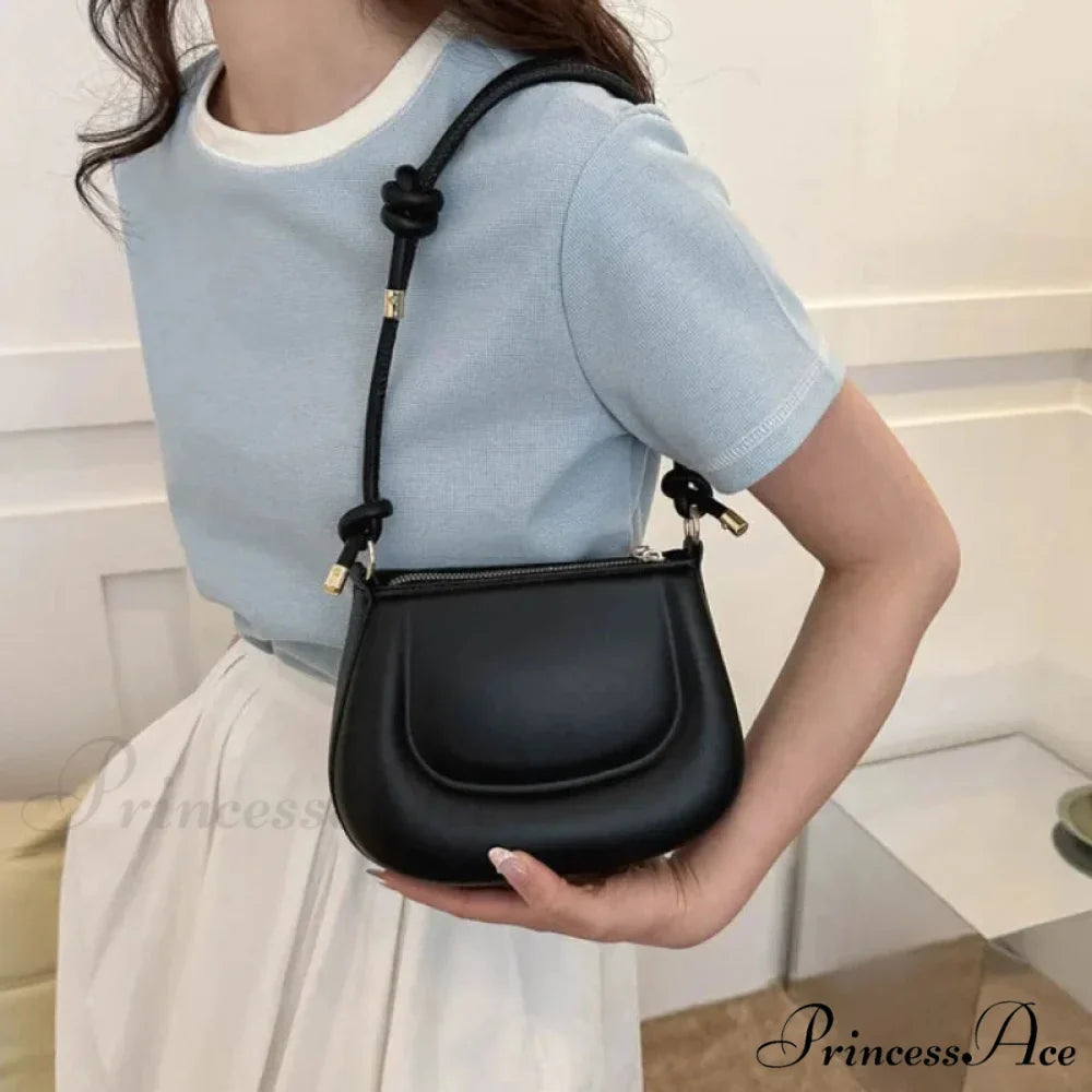 Violet Vintage Faux Leather Crossbody Shoulder Bag