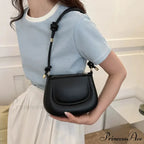 Violet Vintage Faux Leather Crossbody Shoulder Bag