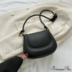 Violet Vintage Faux Leather Crossbody Shoulder Bag