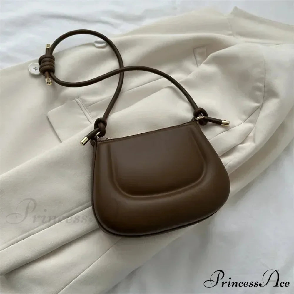 Violet Vintage Faux Leather Crossbody Shoulder Bag