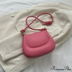 Violet Vintage Faux Leather Crossbody Shoulder Bag