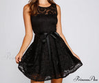 Violetta Formal Glitter Charming And Lace Party Dress